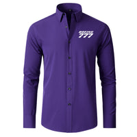 Thumbnail for Boeing 777 & Text Designed Long Sleeve Shirts