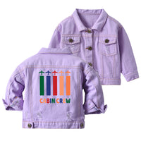Thumbnail for Colourful Cabin Crew Designed Children Denim Jackets