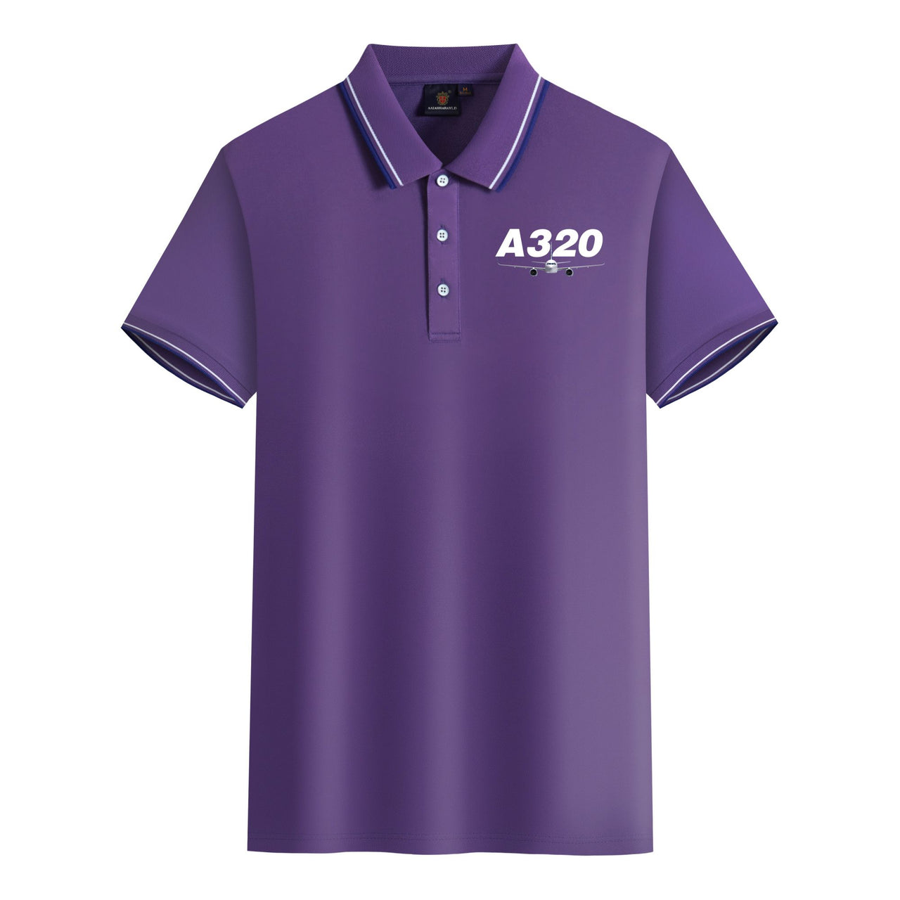 Super Airbus A320 Designed Stylish Polo T-Shirts