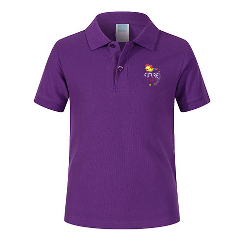 Future Pilot (Helicopter) Designed Children Polo T-Shirts