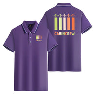 Thumbnail for Colourful Cabin Crew Designed Stylish Polo T-Shirts (Double-Side)