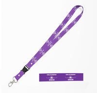 Thumbnail for Gulfstream G650 & Plane Designed Detachable Lanyard & ID Holders