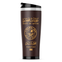 Thumbnail for Qatar Passport Designed Stainless Steel Travel Mugs