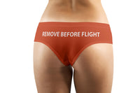 Thumbnail for REMOVE BEFORE FLIGHT (Orange) Designed Women Panties & Shorts