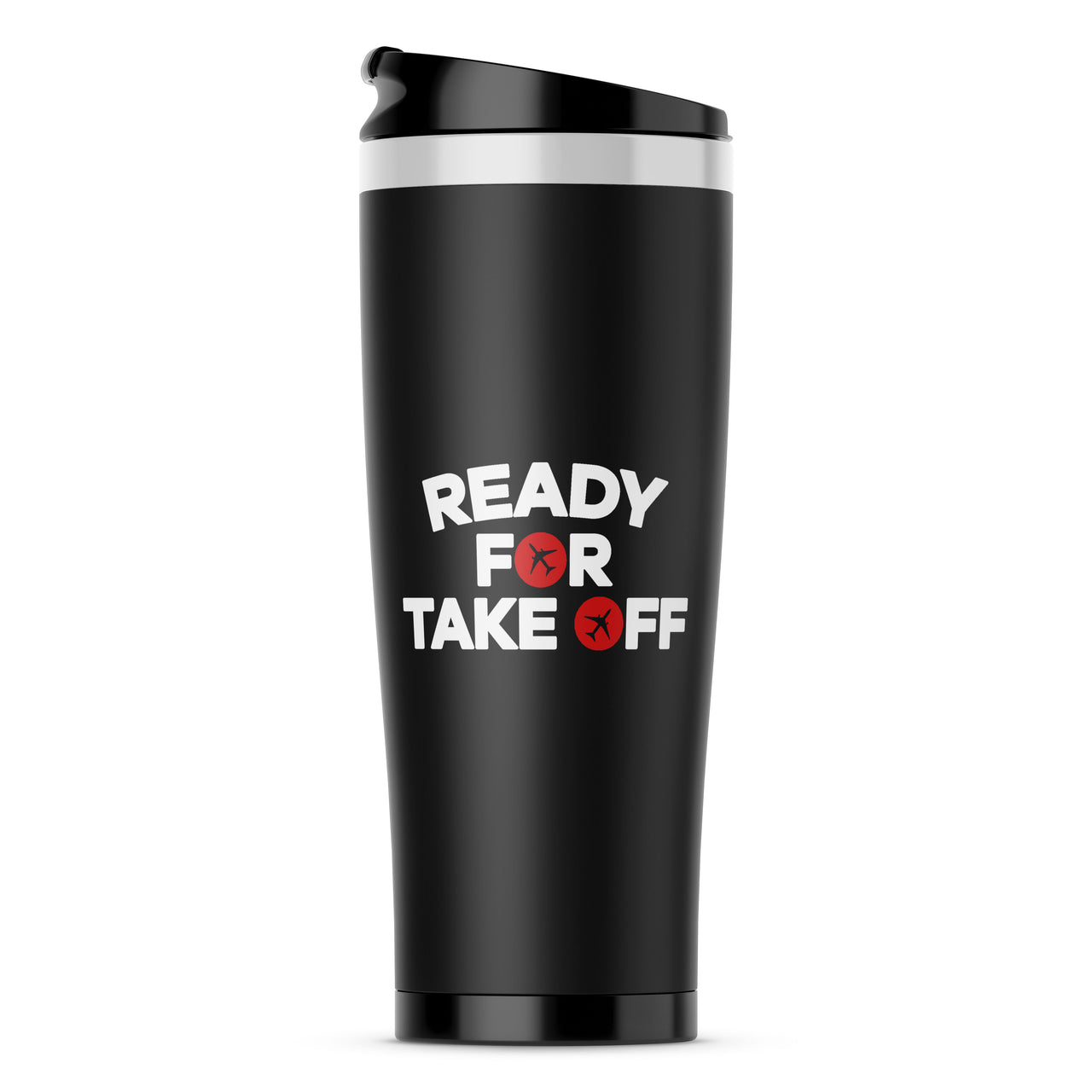 Ready For Takeoff Designed Travel Mugs