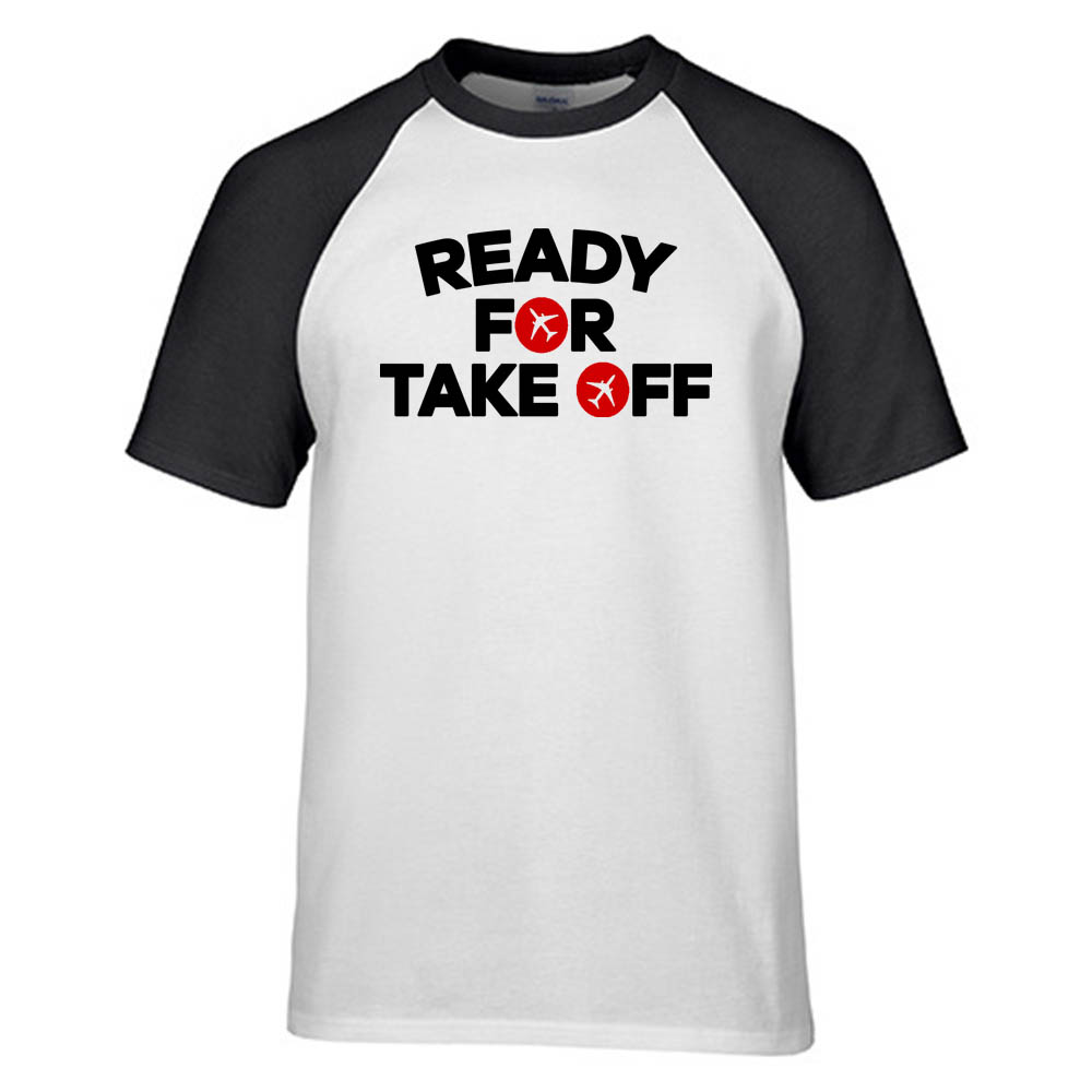 Ready For Takeoff Designed Raglan T-Shirts