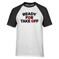 Thumbnail for Ready For Takeoff Designed Raglan T-Shirts