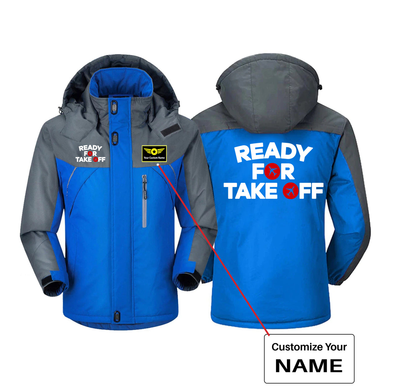 Ready For Takeoff Designed Thick Winter Jackets