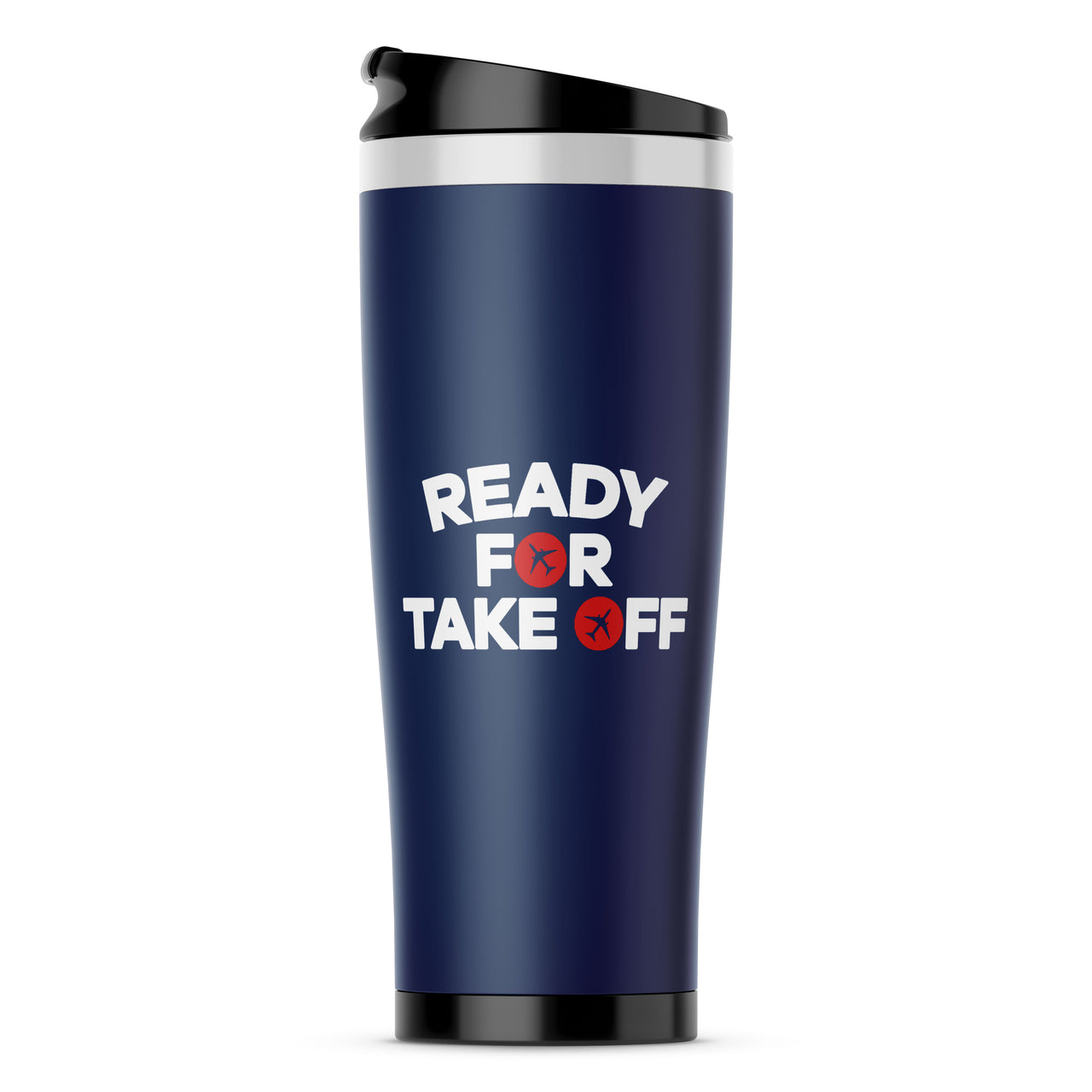 Ready For Takeoff Designed Travel Mugs