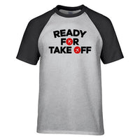Thumbnail for Ready For Takeoff Designed Raglan T-Shirts