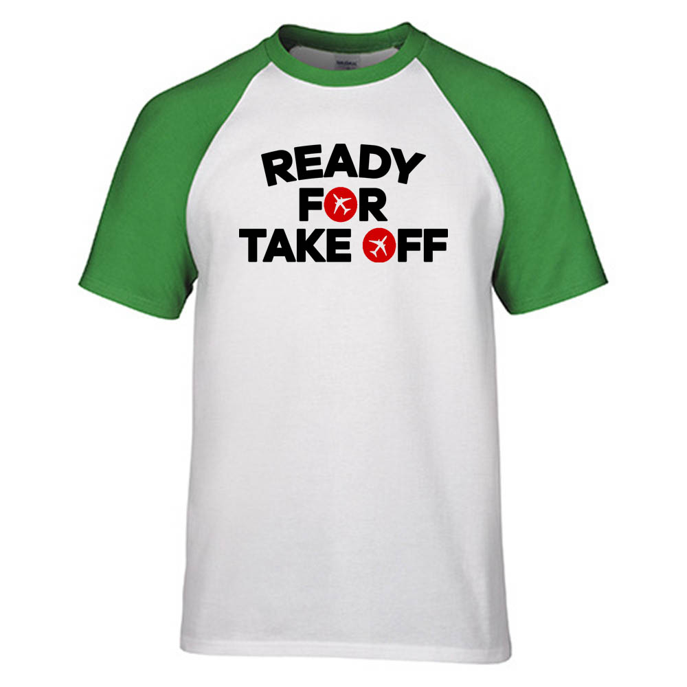 Ready For Takeoff Designed Raglan T-Shirts
