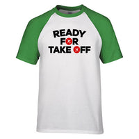 Thumbnail for Ready For Takeoff Designed Raglan T-Shirts