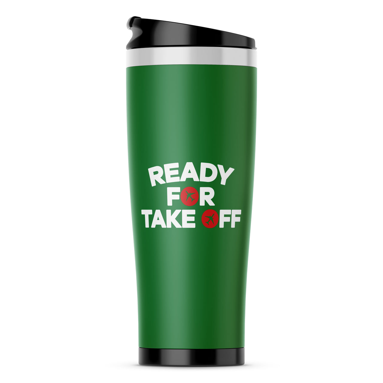 Ready For Takeoff Designed Travel Mugs