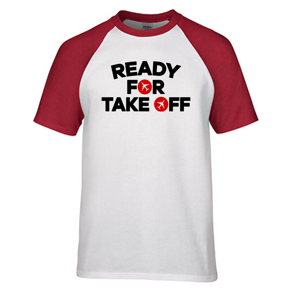 Ready For Takeoff Designed Raglan T-Shirts
