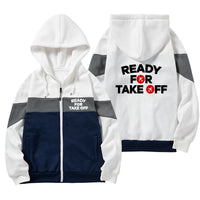 Thumbnail for Ready For Takeoff Designed Colourful Zipped Hoodies