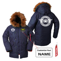 Thumbnail for Ready for Departure Designed Parka Bomber Jackets