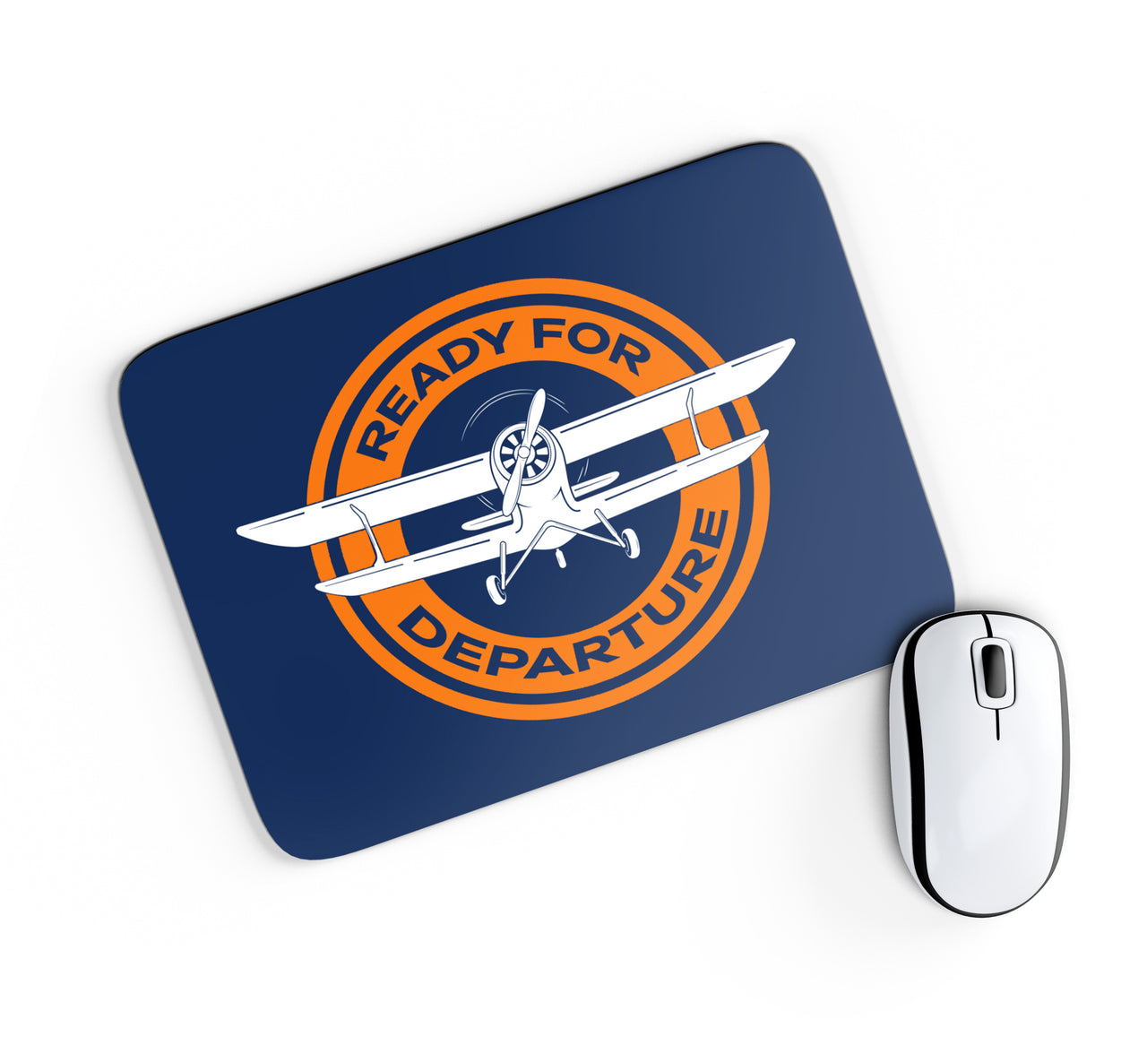 Ready for Departure Designed Mouse Pads