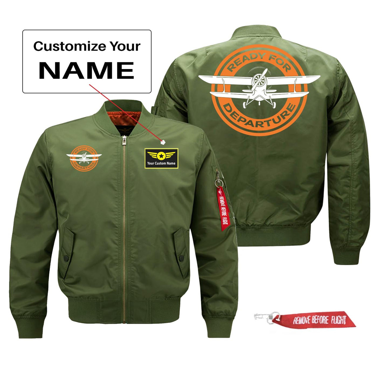 Ready for Departure Designed Pilot Jackets (Customizable)