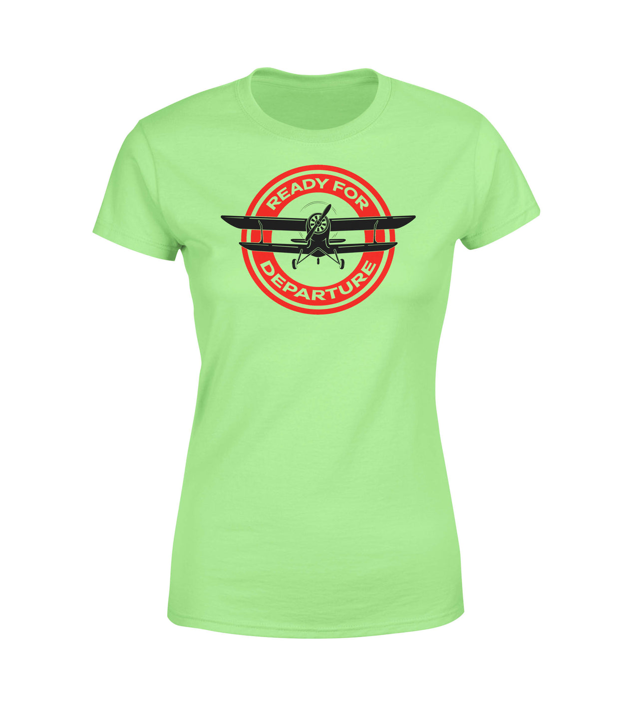 Ready for Departure Designed Women T-Shirts