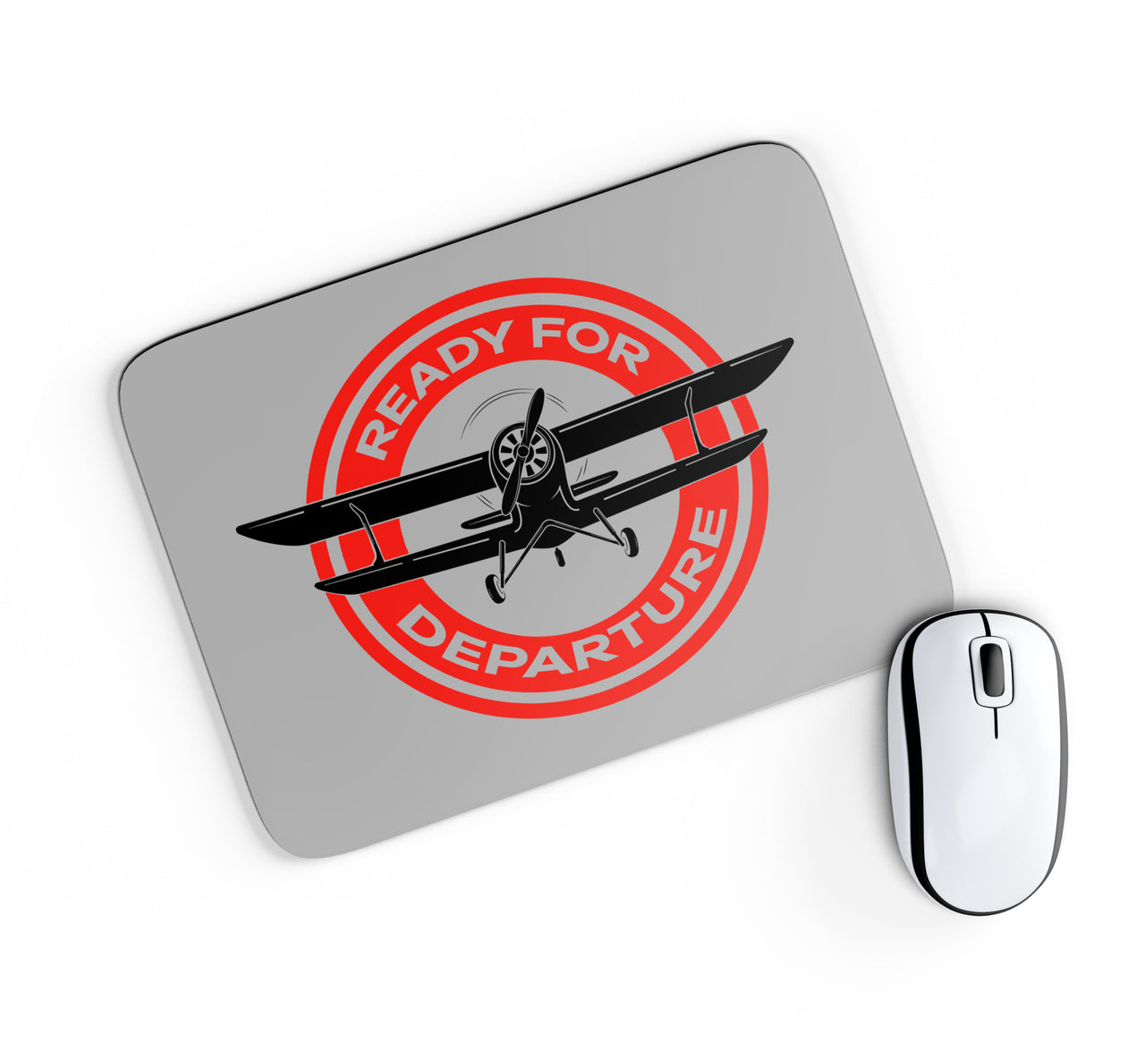 Ready for Departure Designed Mouse Pads