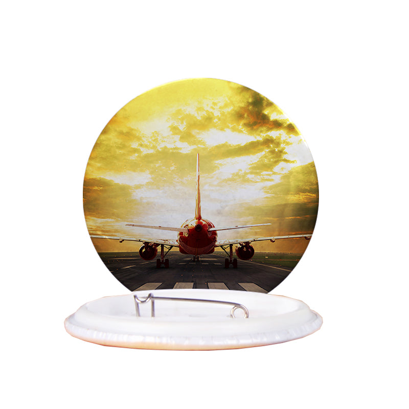 Ready for Departure Passanger Jet Designed Pins