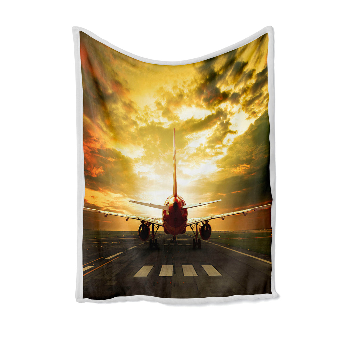 Ready for Departure Passanger Jet Designed Bed Blankets & Covers