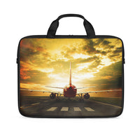 Thumbnail for Ready for Departure Passanger Jet Designed Laptop & Tablet Bags
