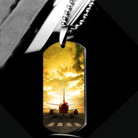 Thumbnail for Ready for Departure Passanger Jet Designed Metal Necklaces