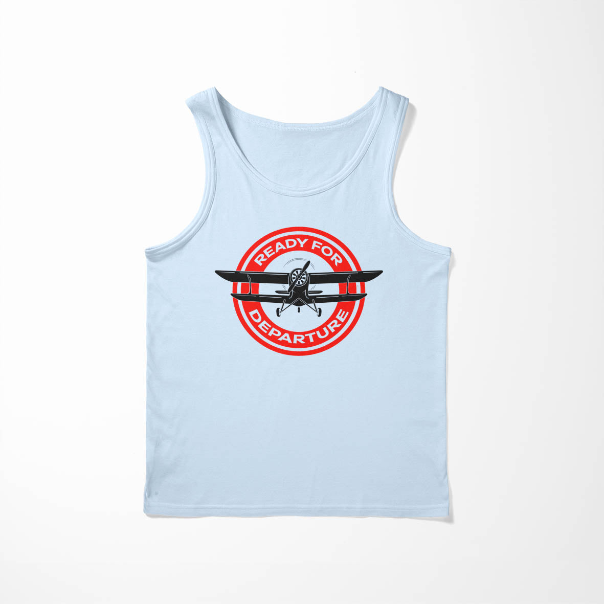 Ready for Departure Designed Tank Tops