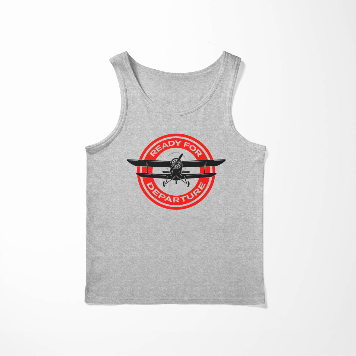 Ready for Departure Designed Tank Tops