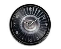 Thumbnail for Real Jet Engine Printed Wall Clocks Aviation Shop 