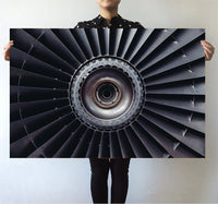 Thumbnail for Real Jet Engine Printed Posters Aviation Shop 