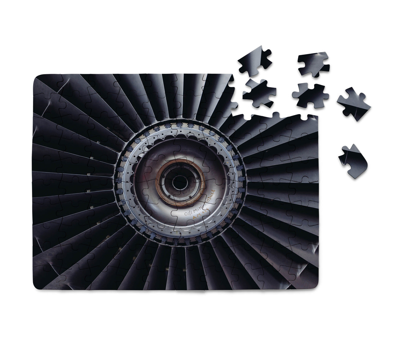 Real Jet Engine Printed Puzzles Aviation Shop 