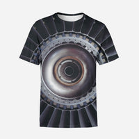 Thumbnail for Real Jet Engine Printed 3D T-Shirts