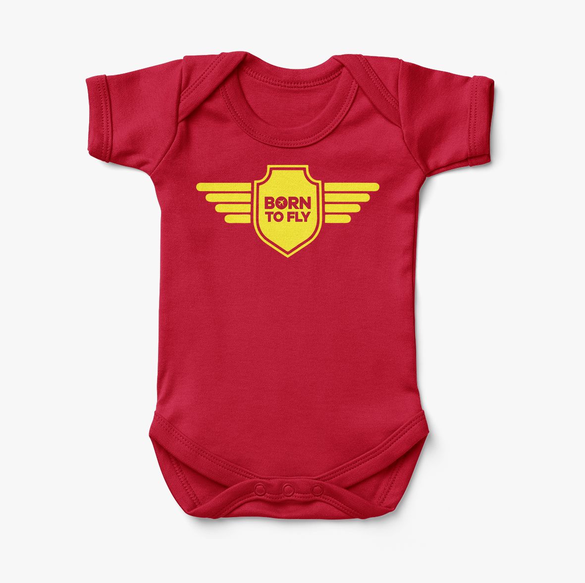 Born To Fly & Badge Designed Baby Bodysuits