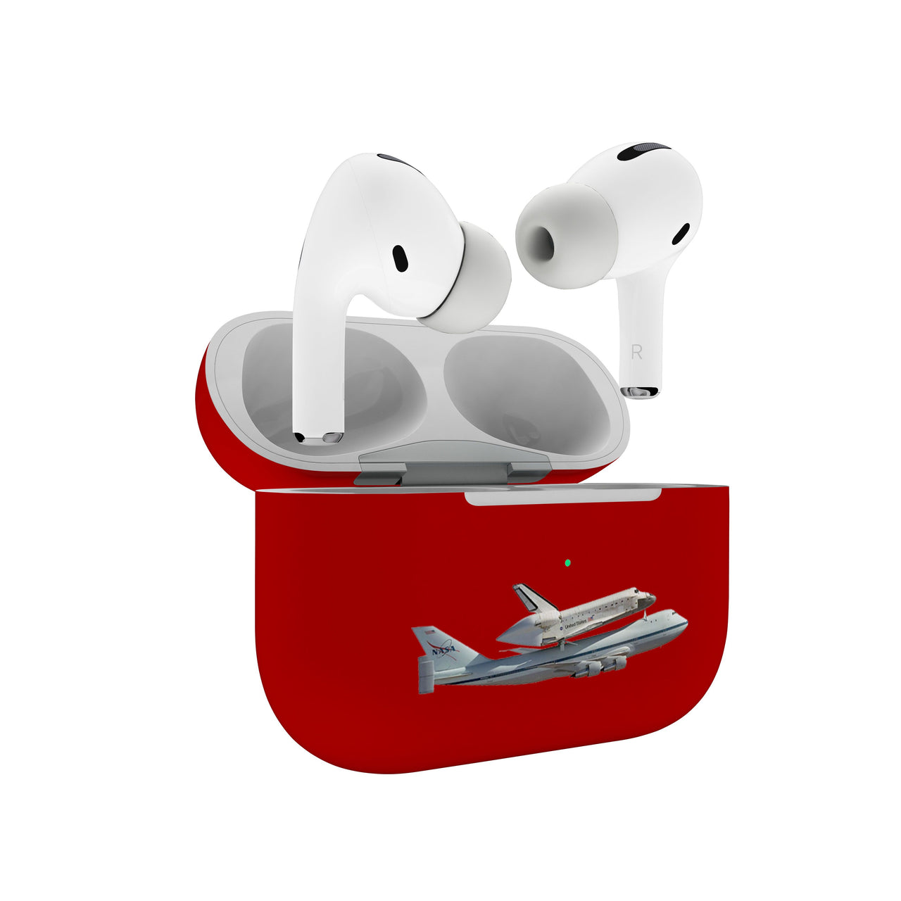 Space shuttle on 747 Designed AirPods
