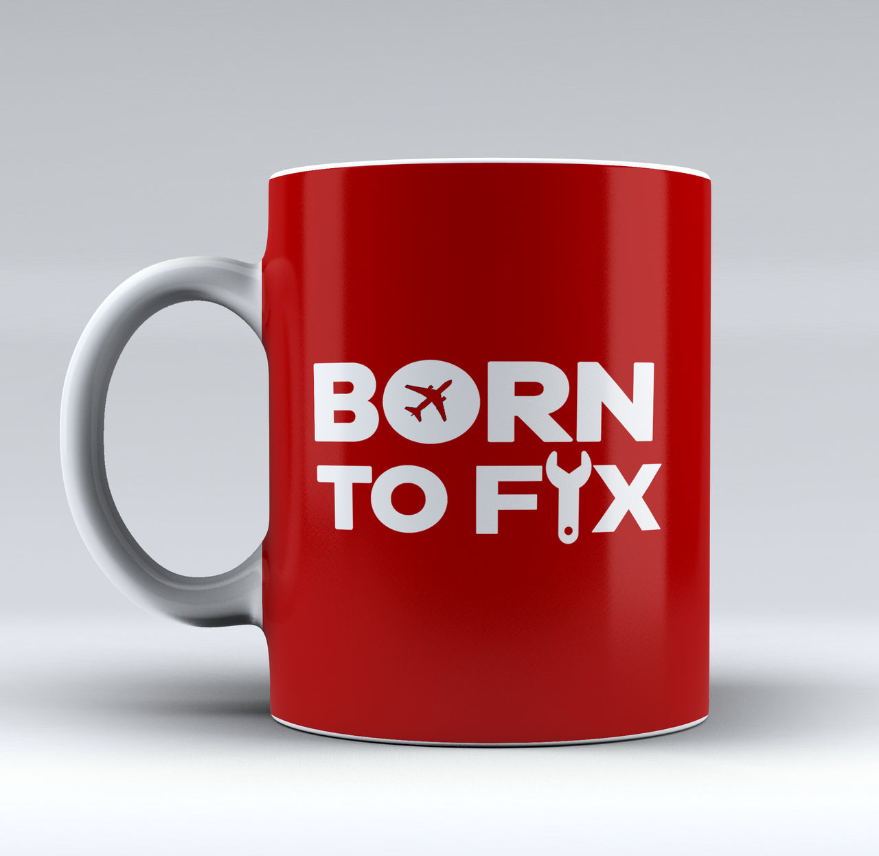 Born To Fix Airplanes Designed Mugs