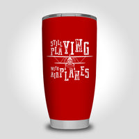 Thumbnail for Still Playing With Airplanes Designed Tumbler Travel Mugs