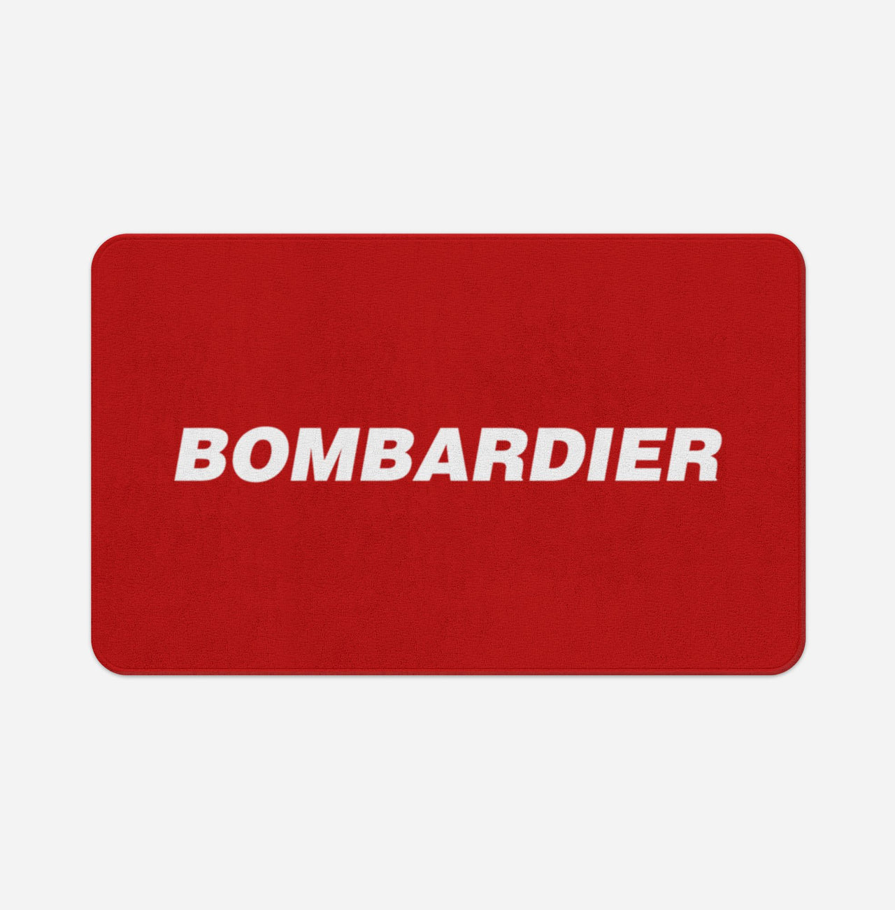 Bombardier & Text Designed Bath Mats