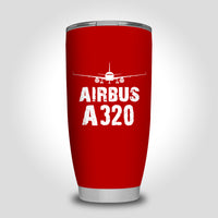 Thumbnail for Airbus A320 & Plane Designed Tumbler Travel Mugs