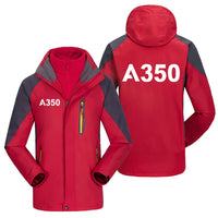 Thumbnail for A350 Flat Text Designed Thick Skiing Jackets
