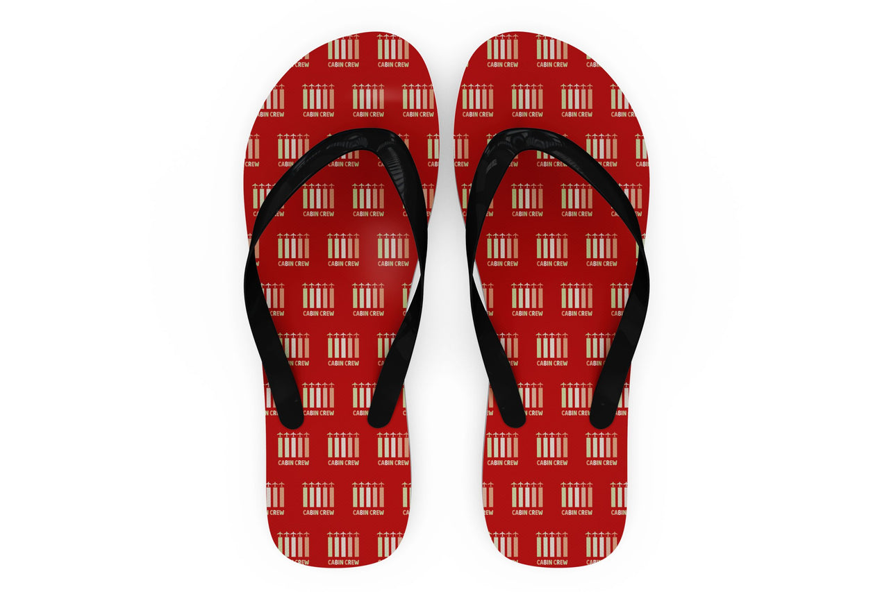 Colourful Cabin Crew Designed Slippers (Flip Flops)