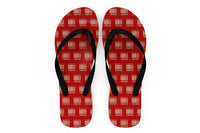 Thumbnail for Colourful Cabin Crew Designed Slippers (Flip Flops)