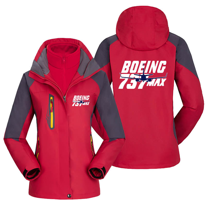 Amazing 737 Max Designed Thick "WOMEN" Skiing Jackets