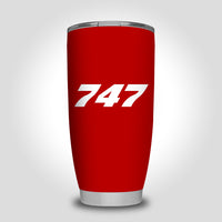 Thumbnail for 747 Flat Text Designed Tumbler Travel Mugs