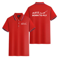 Thumbnail for Born To Fly Glider Designed Stylish Polo T-Shirts (Double-Side)