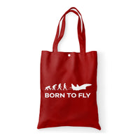 Thumbnail for Born To Fly Military Designed Tote Bags