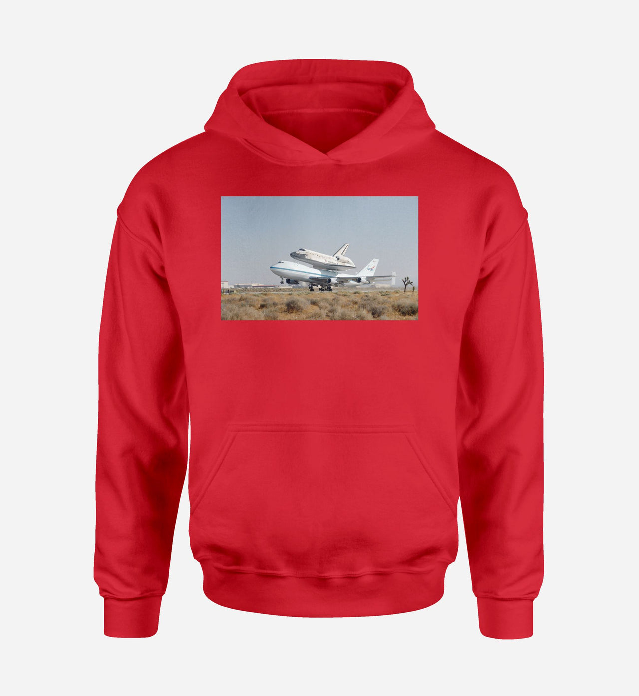 Boeing 747 Carrying Nasa's Space Shuttle Designed Hoodies