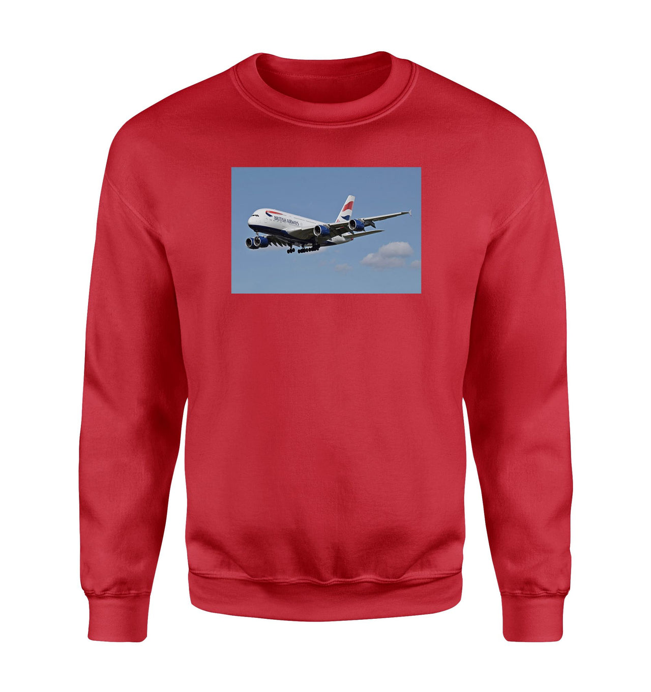 Landing British Airways A380 Designed Sweatshirts