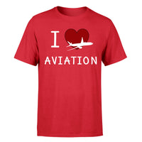 Thumbnail for I Love Aviation Designed T-Shirts
